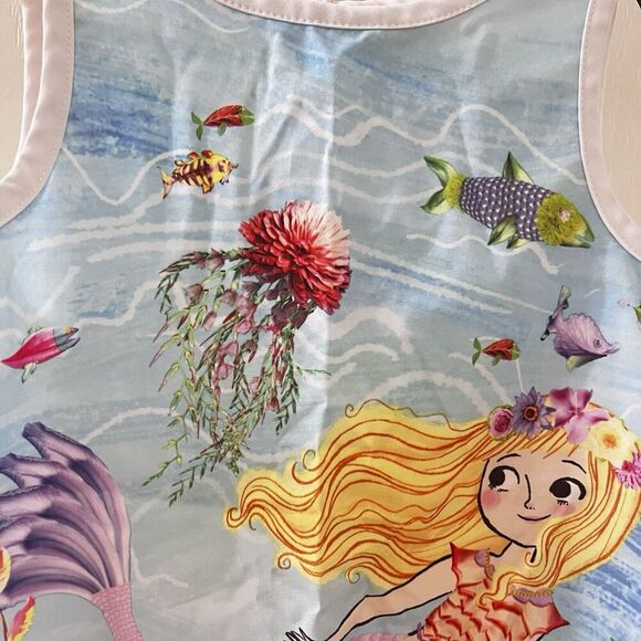 Target Florabelle Floral Mermaid Tank Top Fish Under Sea Girls Size 3T - Picture 4 of 9